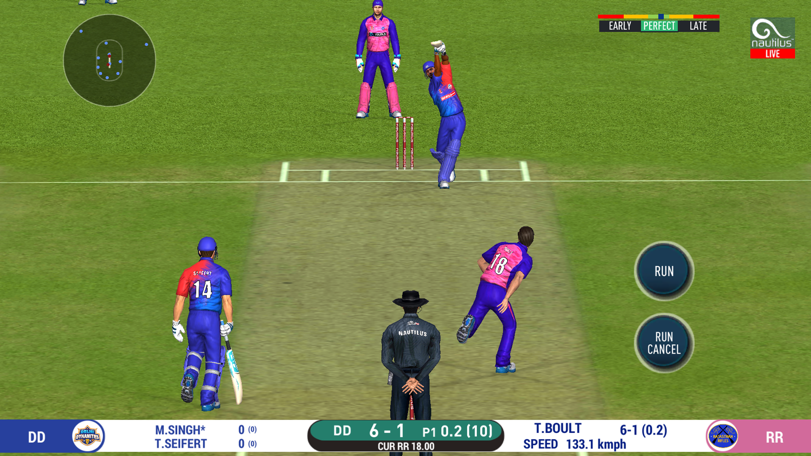 Real Cricket 20 game mode on the official App Store